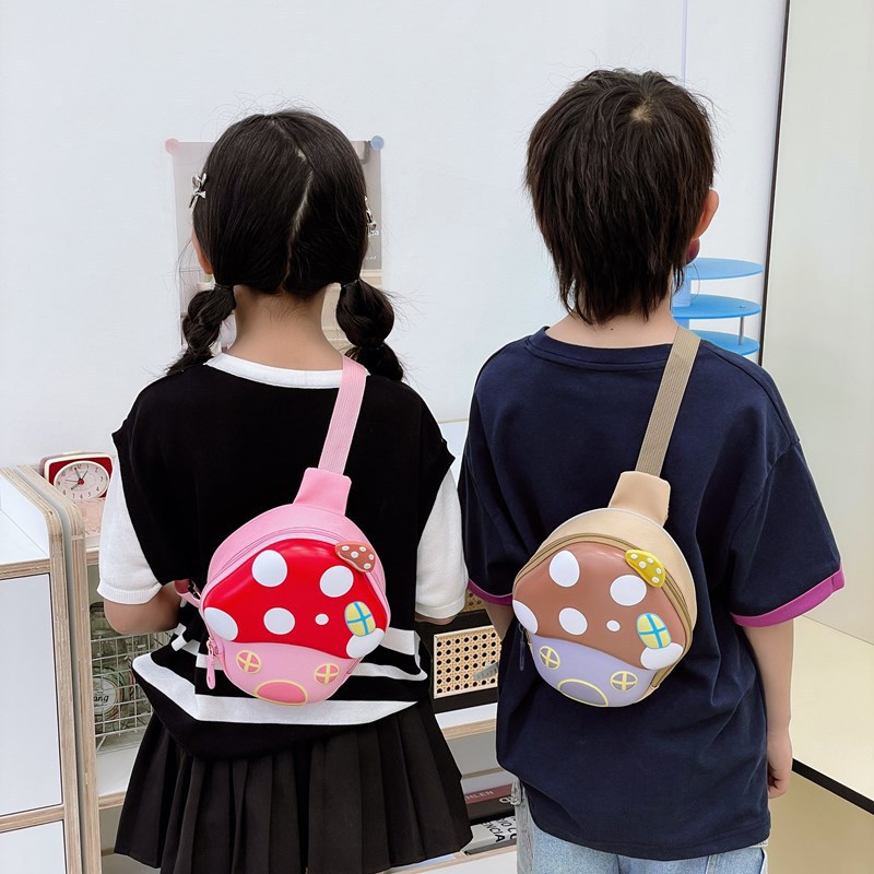 Mochila de pecho de niños, mochila de cáscara de huevo de dibujos animados, jardín de infantes, mochila de hombro para niños y niñas, bolso de cambio de cáscara dura