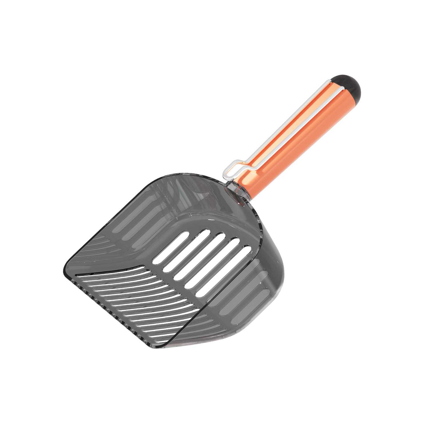 Z gatos espíritus colgable sellado semitransparente arena de gato para limpiar mascotas pala arena de gato grande al por mayor