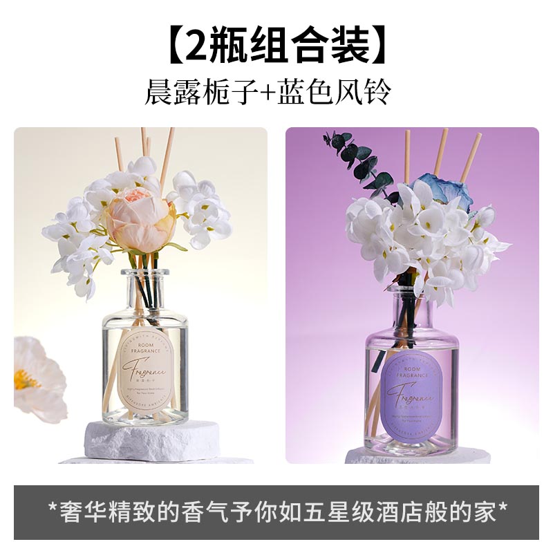 1개 구매시 1개 증정 [동일한 스타일의 정장 증정] - 모닝듀 치자나무 + 블루윈드차임 [침실추천]