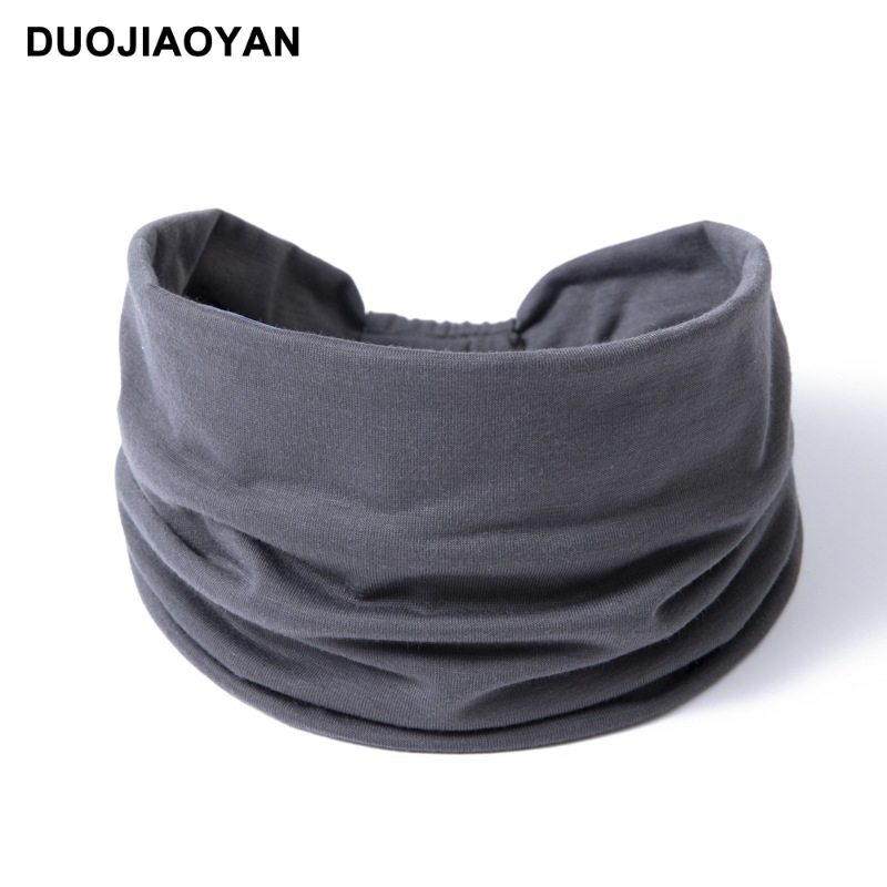 Elastic Macaron Sports Headband For Women Solid Colour Fabric_voghion.com