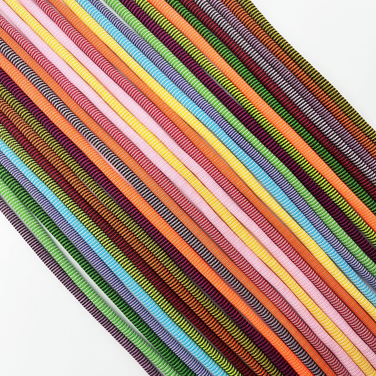 231 color 4 / 5mm poliéster doble color denso delicado paquete de cordones de zapatos redondos de color medio encriptación chaquetas pantalones deportivos cuerda de dibujo