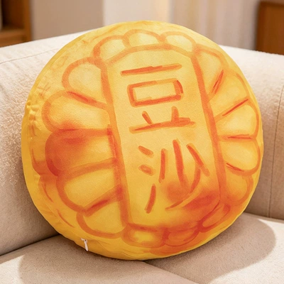 Oyuncaq yastıqlar – giveaway or a decorative mooncake cushion - red-bean-paste-2020cm