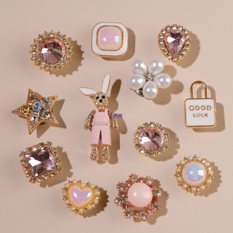 Croc Shoes Accessories, White Deer Same Style Croc Shoes Decorative Accessories, Suitable for Crocs Shoes Flowers