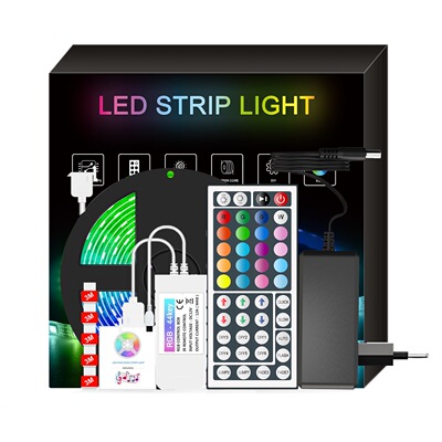 5050RGB七彩灯带 12V灯带彩盒套装|ms