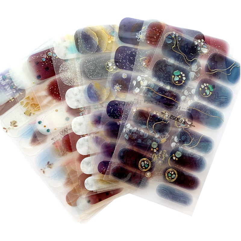 Pegatina de uñas de diamante de imitación 5D para hornear sin gel ins Halloween Navidad copo de nieve alce pegatina de uñas DIY pegatina de uñas