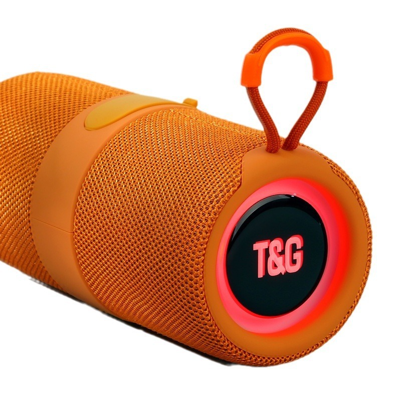 Tg671新型布芸bluetoothスピーカーled雰囲気ランプ携帯型twsインターコネクト小音響カード大音量|undefined