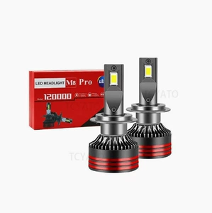 Cross-Border M8Pro Car Led Headlights High-Power Integrated High and Low Beam Bulbs Modified H4 H11 H7 Front Lights