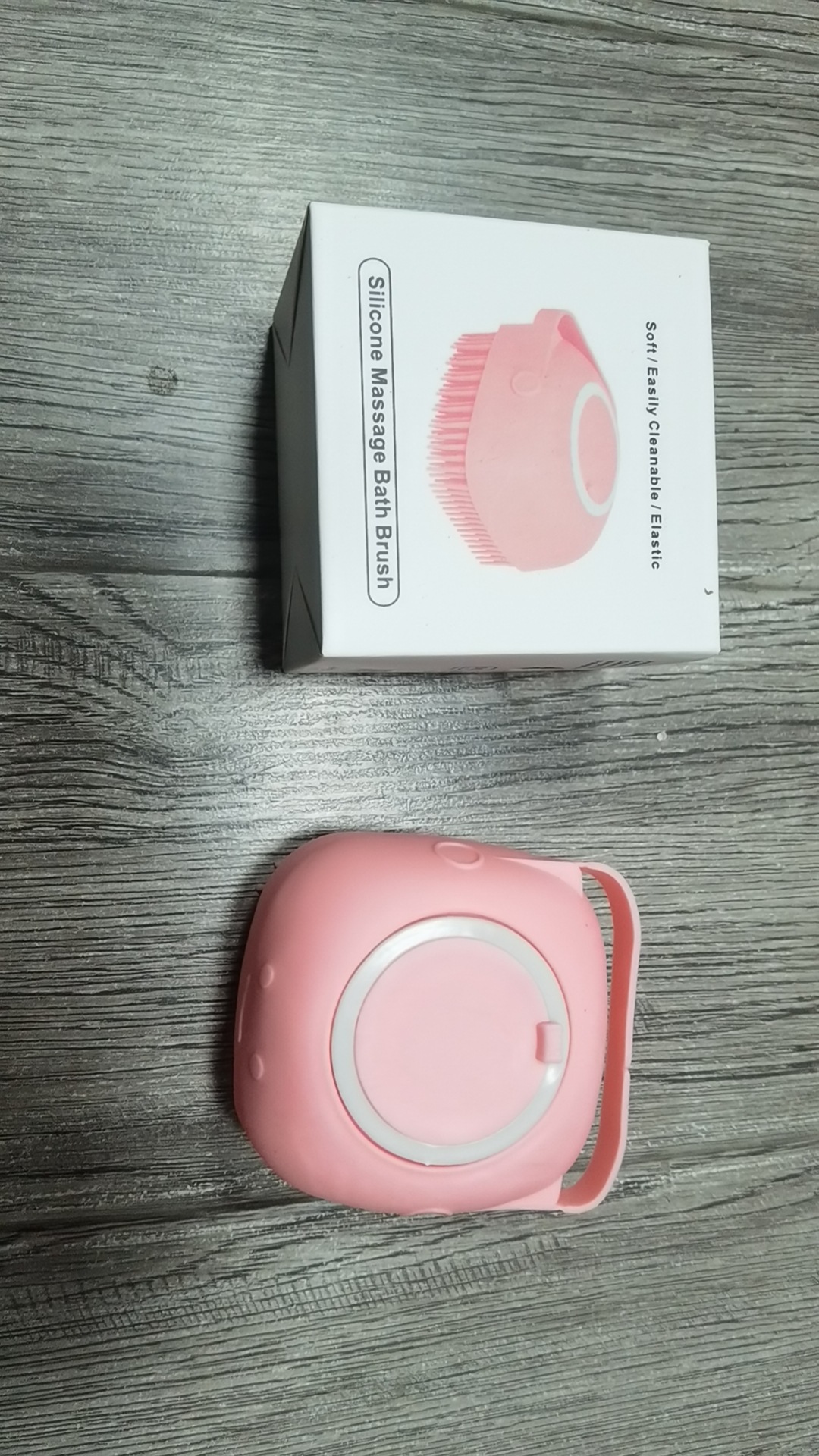 Cepillo de baño multifunción con dispensador de jabón