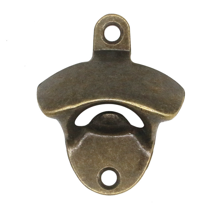 Zinc Alloy wall-mounted bottle opener wall-mounted bottle opener accessories beer bottle opener black beer screwdriver wholesale