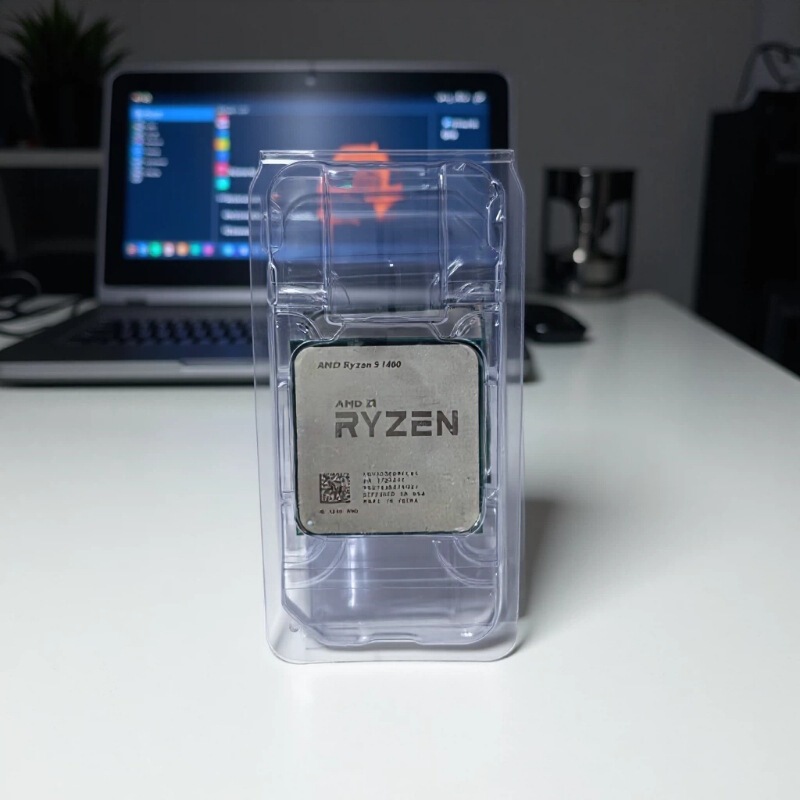 R5 1400 4 Cores 3.2Ghz 8Mb 65W Am4 Socket 14Nm Desktop Processor for Daily Office Use