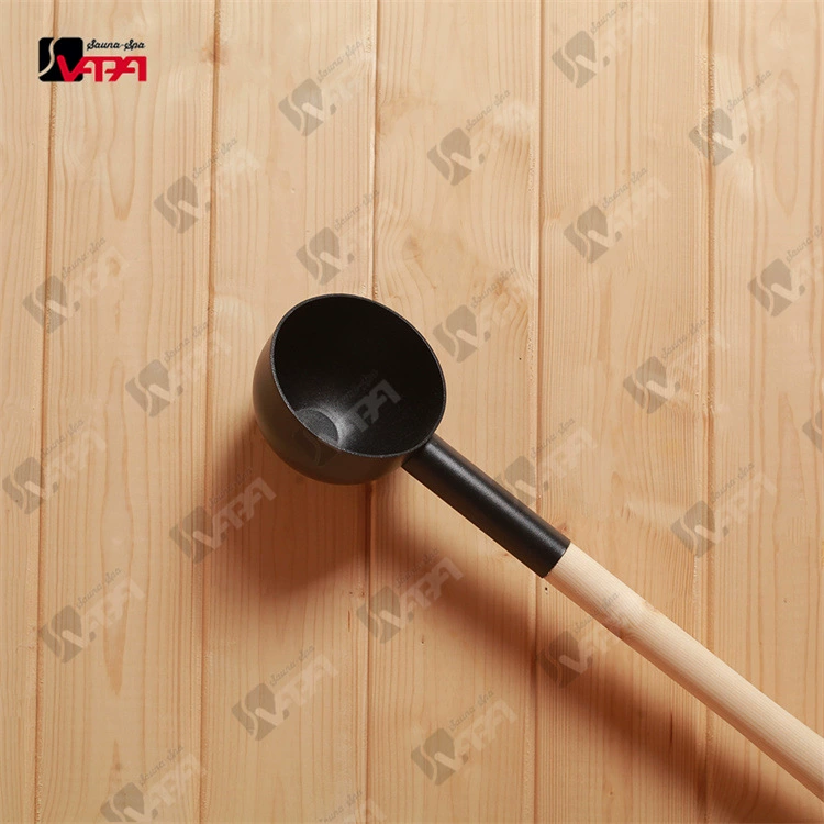 Аксессуары для сауны алюминиевая бочка алюминиевая ложка спрей для сауны алюминиевая ложка круглая ложка черная термостойкая алюминиевая бочка для сауны