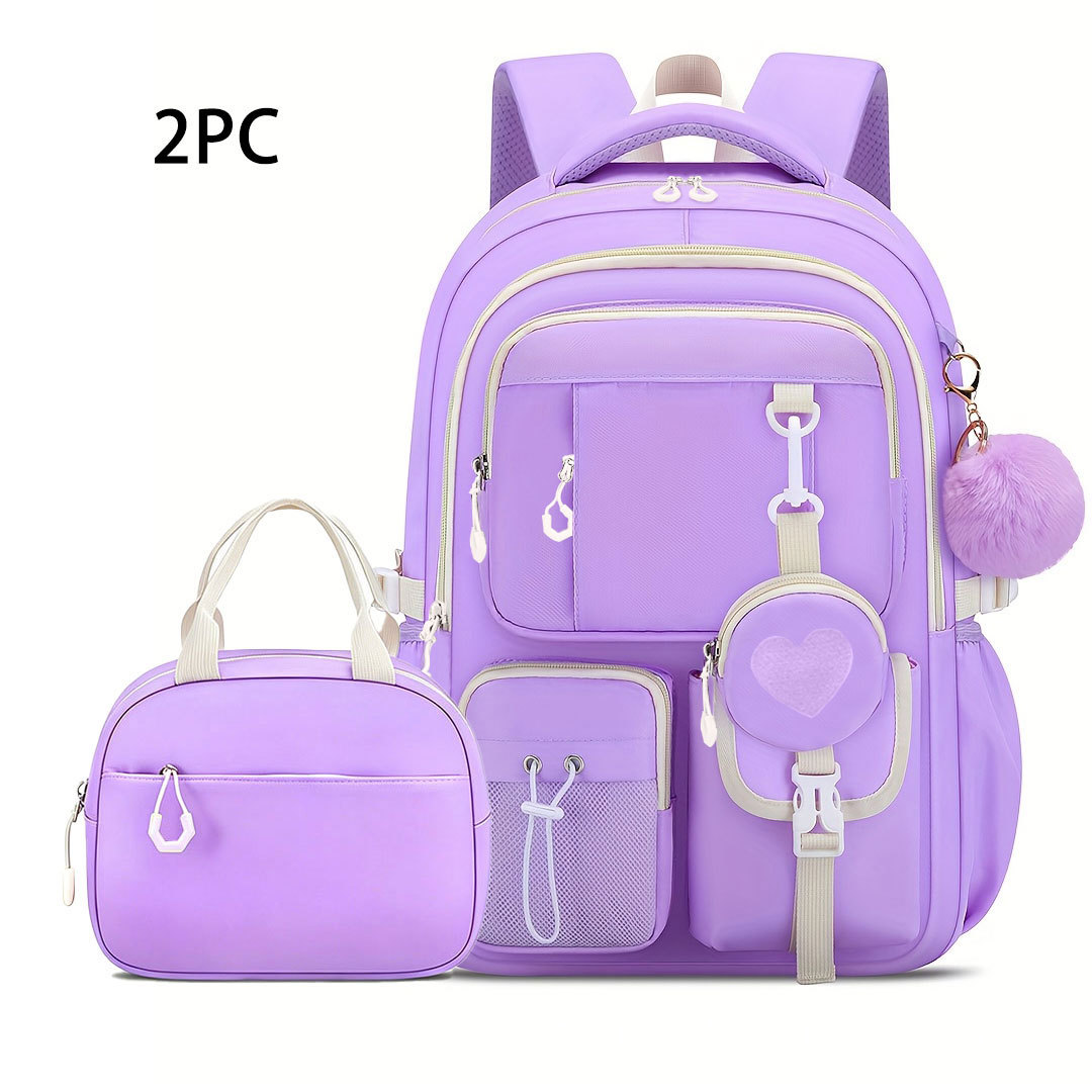 Nuevas mochilas transfronterizas para estudiantes de primaria, mochila de niñas de secundaria ligera y de gran capacidad.