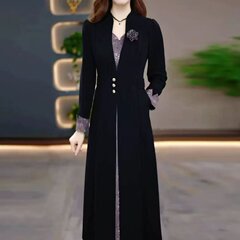 一件代发洋气假两件连衣裙2025秋季新款法式轻奢减龄女装裙子