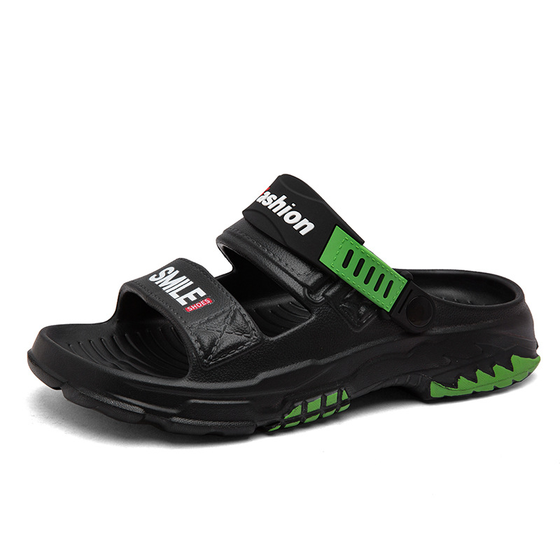 Combinación 2025 diseñador transfronterizo zapatos de dos agujeros al aire libre para hombres zapatos de playa de moda de verano zapatillas de hombre