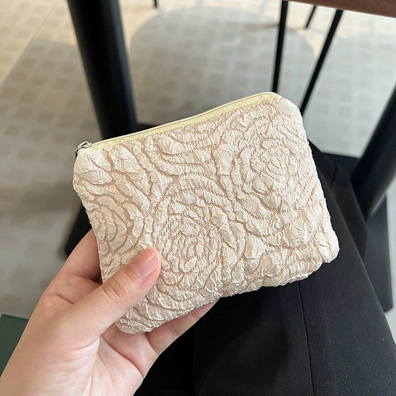 Маленький косметичка, 12×10 см, тканевая косметичка на молнии для помады и монет