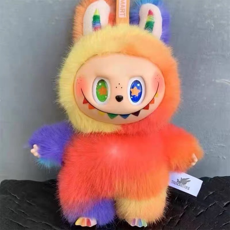 拉布布娃娃毛绒玩具人气玩偶公仔摆摊批发裸娃6代labubu搪胶盲盒|undefined