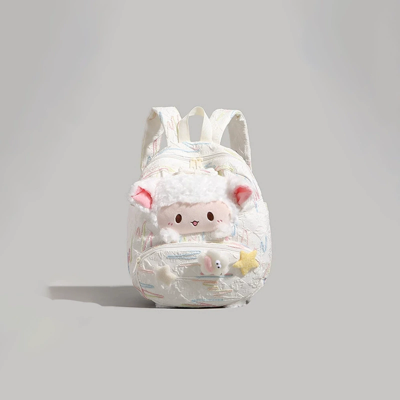 High quality cute winter backpack, capacious school bag, for students