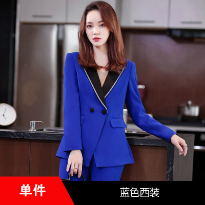 职业装女套装2022秋冬新款黑色西装韩版时尚气质女神范正装白领