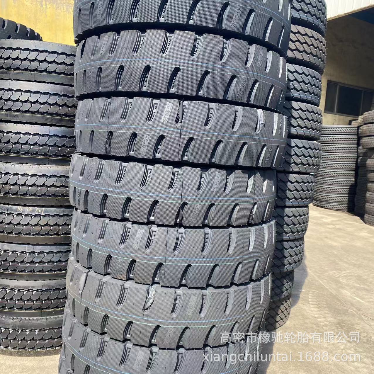 供应货车1200R20全钢卡车钢丝胎12.00R20矿山花纹 加厚