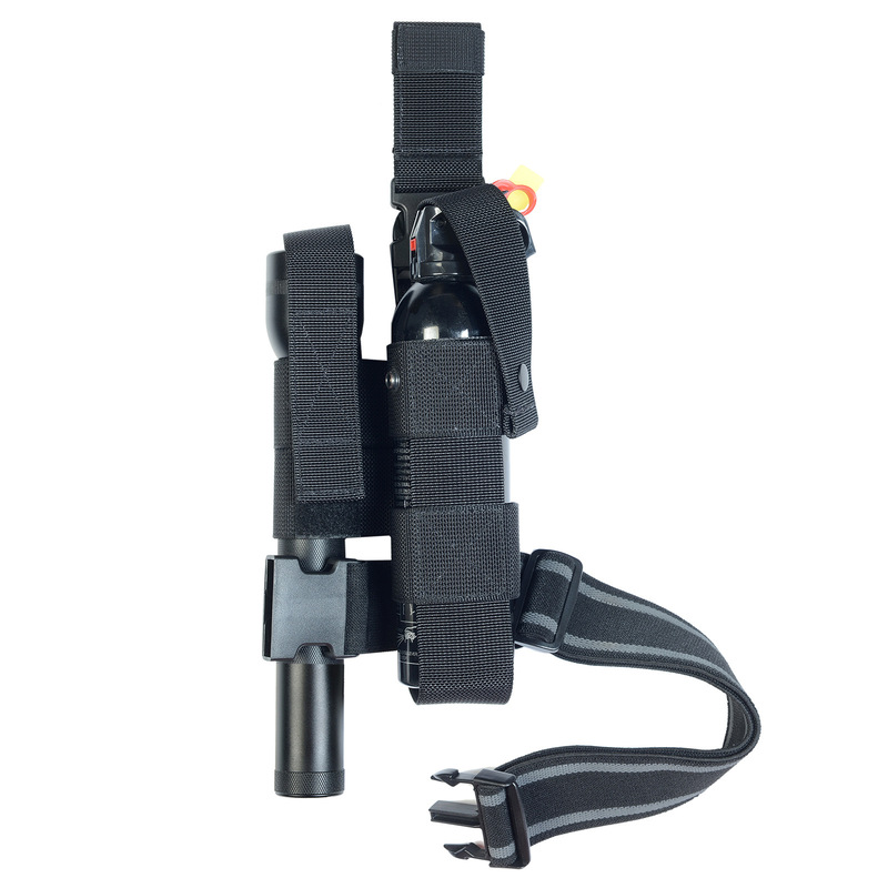 High Quality Tied Thigh Convenient Adjustable MK9 Holder Bag with Adjustable Convenient Disassembly Electric Torch Holder Pouch