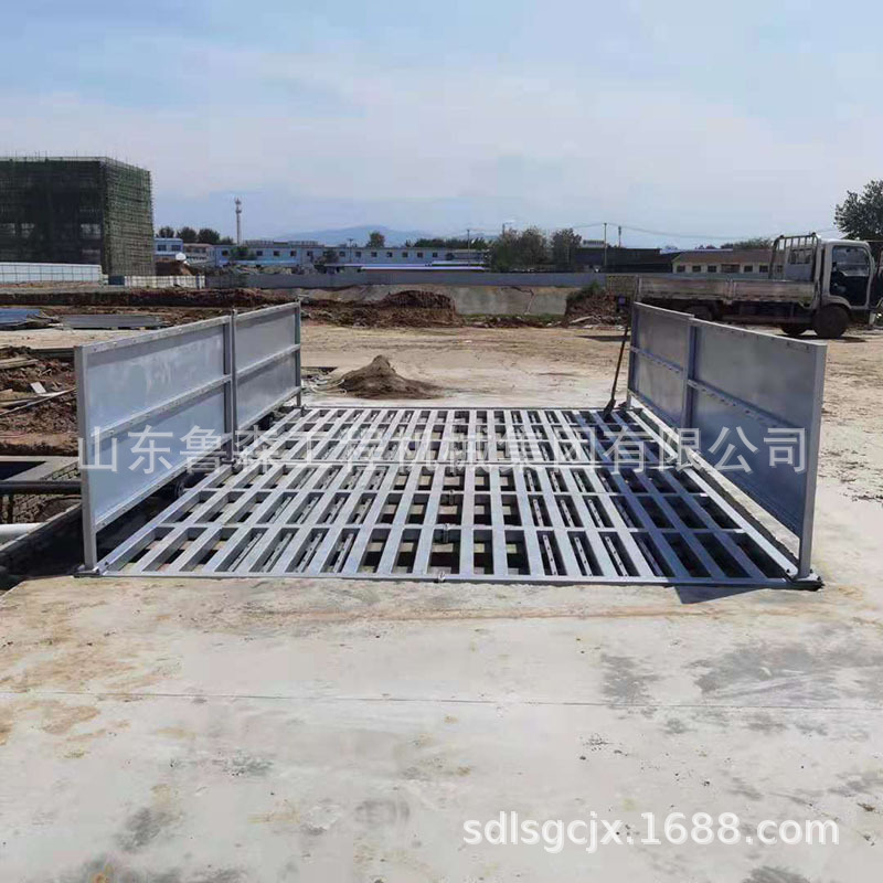 150吨加厚车辆洗轮机 工地除尘洗车台 高压水流免基础洗车机