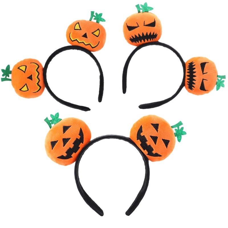 135g Weight Halloween Retro IG Style Unisex Pumpkin Hair Band
