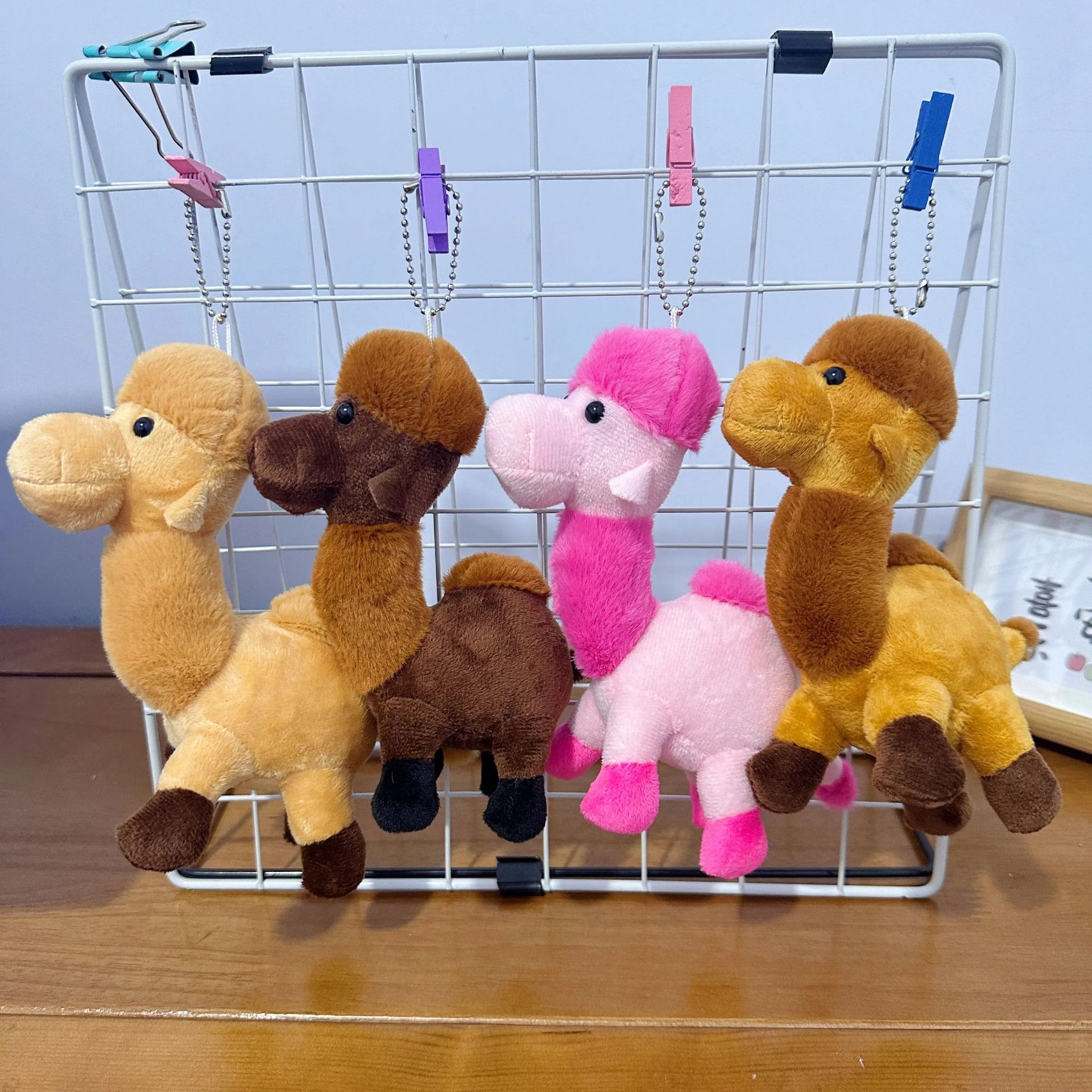 Cuatro pulgadas muñeca de peluche pequeño colgante muñeca llavero muñeca mochila colgante juguete de peluche regalo