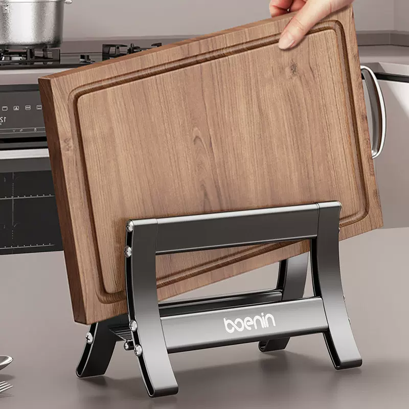 厨房菜板架台面砧板专用放置器多功能一体置物架锅盖案板收纳神器