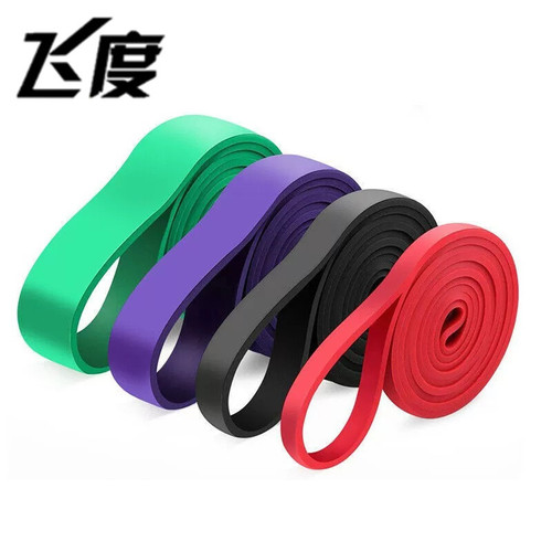 Latex Yoga Elastic Resistance Band Fitness Track and Field Training Resistance Band Pulling Rope Multi-functional Resistance Trainer Thick Ring