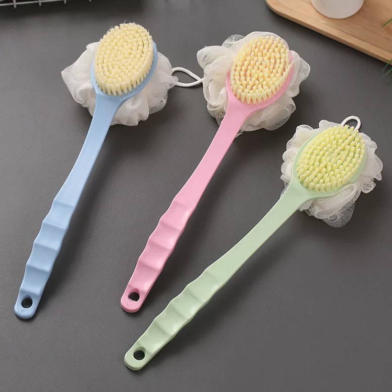 Double-sided bath ball, soft massager, 2 in 1