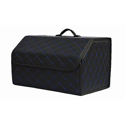 Folding Storage Box Car, Car storage bag/box - black-blue-line-small-size-313031cm