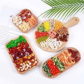 仿真迷你青菜香菇鸡腿五花肉DIY手作日式假食物食材配件微缩食玩