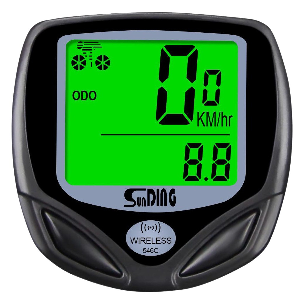 Sunding Shundong 546C Bicycle Computer Mileage Watch Sports Chronograph Digital Stopwatch English