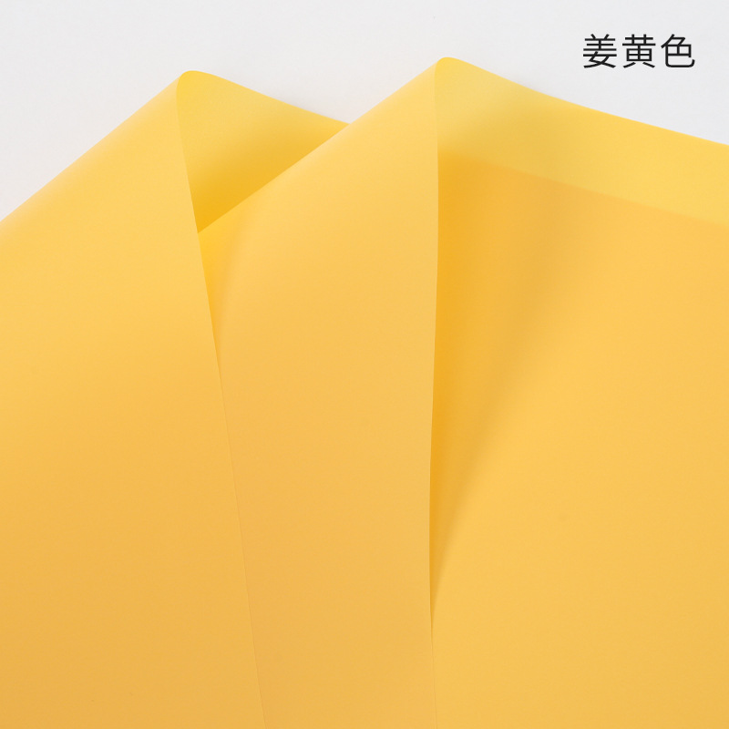 Papel de embalaje de flores al por mayor material de floristería ramo material de papel de embalaje material de embalaje papel de embalaje impermeable papel de doble cara bicolor Ouya