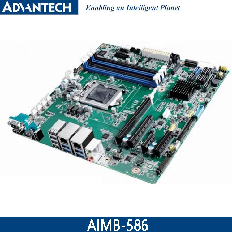 Платформа промышленная материнская плата AIMB-586 от Advantech 1200 соединение Q470E набор микросхем поддерживает процессор десятого поколения