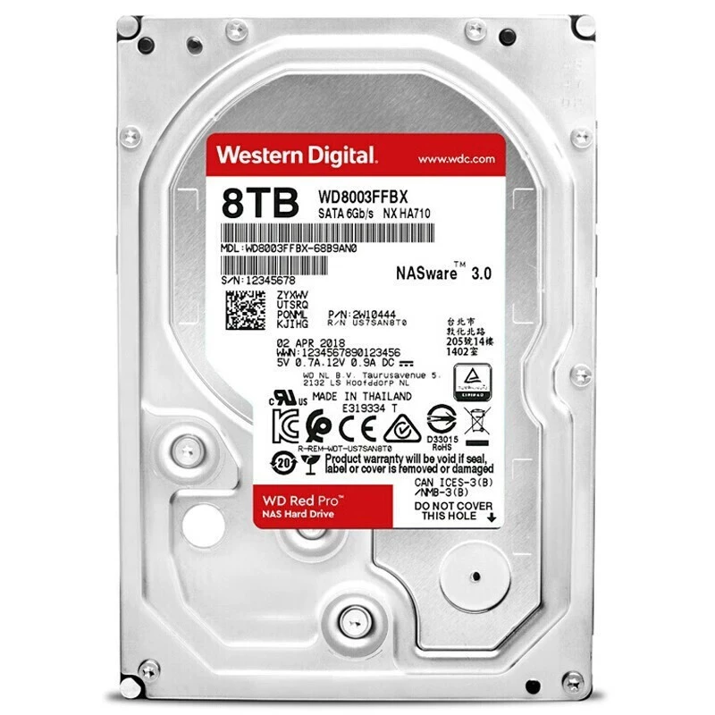 Red Disk PRO NAS сетевая система хранения, жесткий диск 3.5" SATA