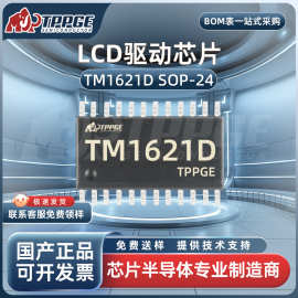 TM1621D SOP24 2.4V~5.2V  150uA LCD显示驱动芯片IC 电子元器件