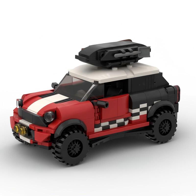 Compatible with Lego Moc-131116 Mini Jcw Off-Road Vehicle Small Particle Assembly Building Blocks Car Toy Gift for Men Compatible with Lego Moc-131116 Mini Jcw Off-Road Vehicle Small Particle Assembly Building Blocks Car Toy Gift for Men