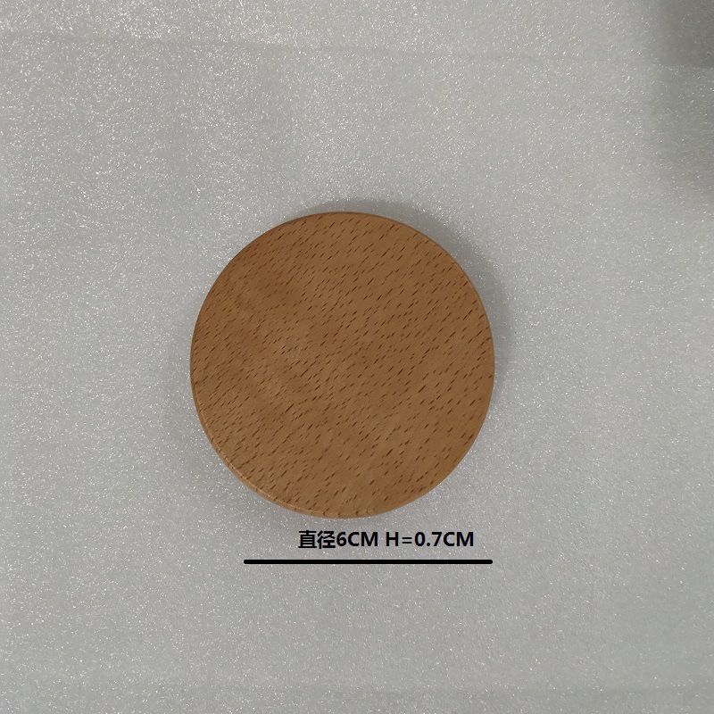Planas redondas de beech 6 * 6 * 1CM