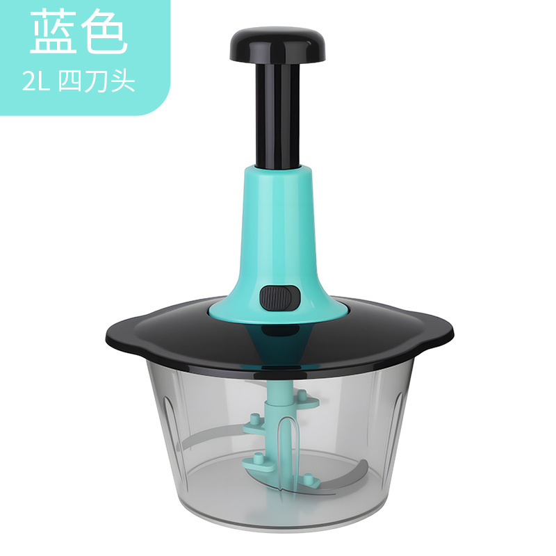 跨境厨房拍拍刀切菜机小型料理机多功能家用切菜器剁馅料切菜神器|undefined