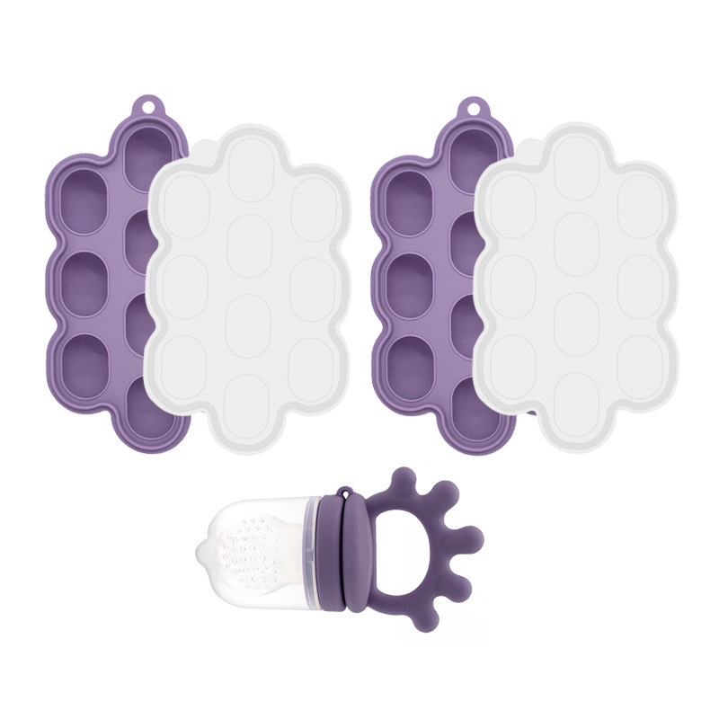 Bordando frutas y verduras de grado alimenticio, juego de vajilla para alimentación materna e infantil, caja de alimentos, suplemento alimenticio para frutas para bebés