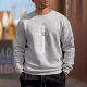 Foreign Trade Temu Amazon Popular Paris Printed Round Neck Sweatshirt Harajuku Fashion Street Long Sleeves