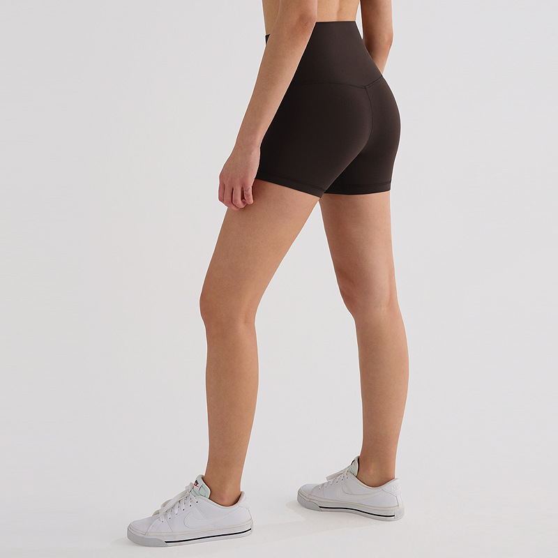 Inf pantalones de yoga de tres puntos para mujer lijados de cintura alta y glúteos pantalones cortos de ciclismo de fitness de secado rápido leggings deportivos lulu