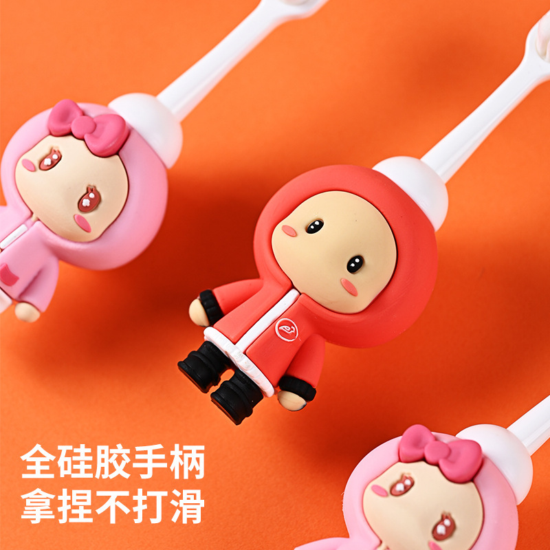 万毛子供用歯ブラシ3-12歳向け漫画3D人形歯ブラシ子供用柔らか毛高級ベビー家庭用メーカー卸売|undefined