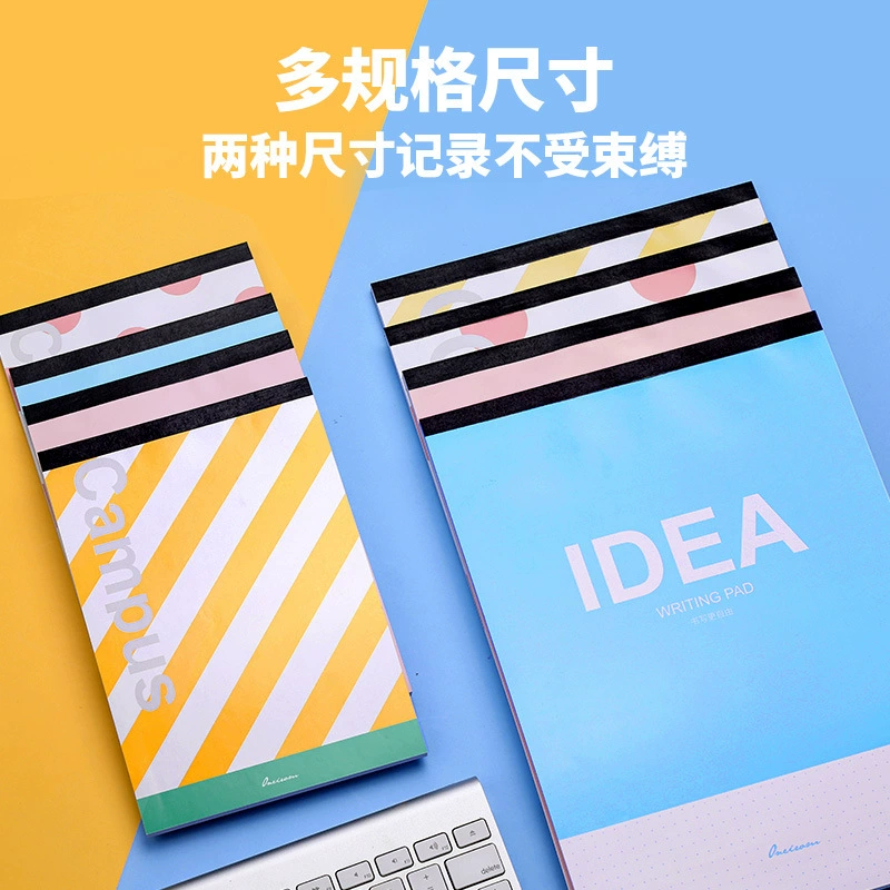 A4 draft book blank thick draft paper A5 notepad signed the student's calculation white paper sketch large drawing book