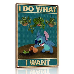 Di Shini Anime Film Anime Stitch Character Fun Tin Drawing I DO WHAT I WAN