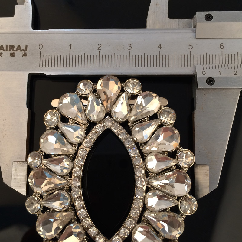 Tengda zapato hebilla nueva aleación de zinc punto diamante zapato hebilla Venta caliente rhinestone brillante zapatos flor Tengda zapatos Accesorios