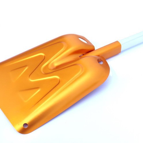 Pala de hielo de aleación de aluminio coche auto-conducción viaje plegable retráctil fácil de transportar pala de nieve de coche al aire libre pala de nieve al por mayor