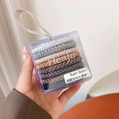 2026 New Style Durable Hair: Saç üçün rezinlər - 1592r-black-coffee-series-8-sticks
