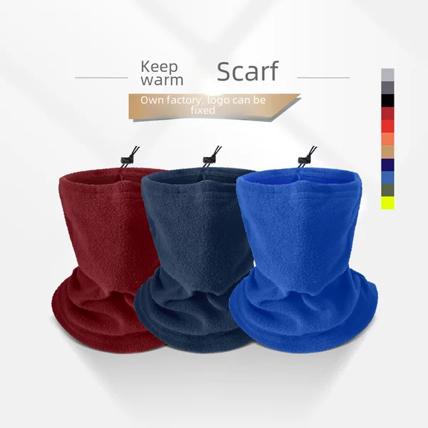 Outdoor Fleece Scarf Cycling Windproof and Coldproof Bicycle Winter Multi-Functional Hood Warm Mask Hat
